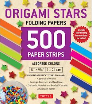 Origami Stars Papers 500 Paper Strips in Assorted Colors