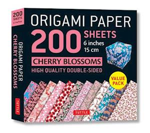 Origami Paper 200 sheets Cherry Blossoms 6 inch (15 cm)