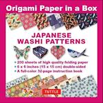 Origami Paper in a Box - Japanese Washi Patterns 200 sheets