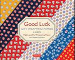 Good Luck Gift Wrapping Papers - 6 Sheets