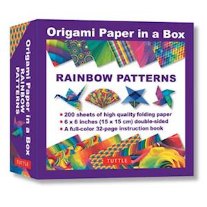 Origami Paper in a Box - Rainbow Patterns