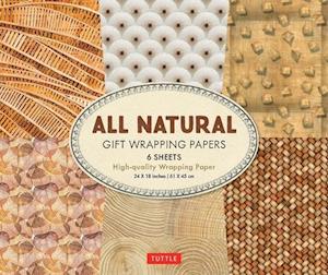 All Natural Gift Wrapping Papers 6 sheets