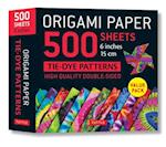 Origami Paper 500 sheets Tie-Dye Patterns 6" (15 cm)
