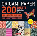 Origami Paper 200 Sheet Japanese Washi Patterns 6 3/4" 17 CM