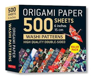 Origami Paper 500 sheets Japanese Washi Patterns 6" (15 cm)