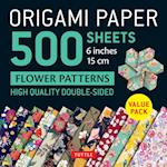 Origami Paper 500 sheets Flower Patterns 6" (15 cm)