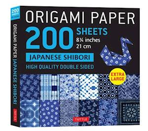 Origami Paper 200 sheets Japanese Shibori 8 1/4" (21 cm)