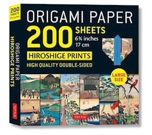 Origami Paper 200 Sheets Hiroshige Prints 6 3/4" (17 CM)