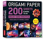 Origami Paper 200 Sheets Milky Way Photos 6" (15 CM)