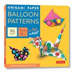 Origami Paper Balloon Patterns 96 Sheets 6" (15 cm)