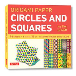 Origami Paper Circles and Squares 96 Sheets 6" (15 cm)