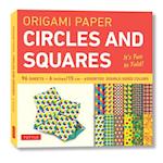 Origami Paper Circles and Squares 96 Sheets 6" (15 cm)