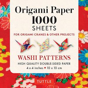 Origami Paper Washi Patterns 1,000 sheets 4" (10 cm)