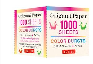 Origami Paper Color Bursts 1,000 sheets 2 3/4 in (7 cm)