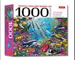 Tropical Coral Reef Marine Life - 1000 Piece Jigsaw Puzzle