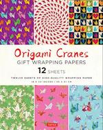 Origami Cranes Gift Wrapping Paper - 12 sheets