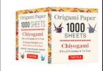 Origami Paper Chiyogami 1,000 sheets 2 3/4 in (7 cm)