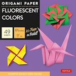 Origami Paper - Fluorescent Colors - 6 3/4" - 48 Sheets
