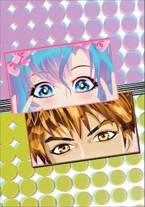 Manga Eyes Dotted Paperback Journal