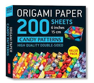 Origami Paper 200 sheets Candy Patterns 6" (15 cm)