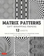 Matrix Patterns Gift Wrapping Papers - 12 Sheets