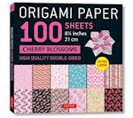 Origami Paper 100 Sheets Cherry Blossoms 8 1/4 (21 CM)