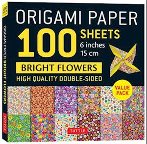 Origami Paper 100 Sheets Bright Flowers 6 (15 CM)