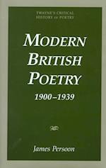 Modern British Poetry, 1900-1939