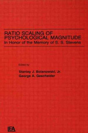 Ratio Scaling of Psychological Magnitude