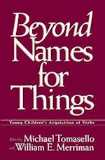 Beyond Names for Things