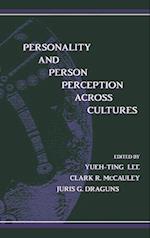 Personality and Person Perception Across Cultures