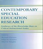 Contemporary Special Education Research