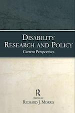 Disability Research and Policy