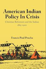 American Indian Policy in Crisis