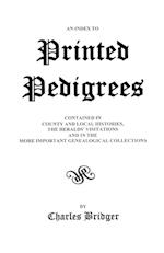 An Index to Printed Pedigrees