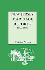 New Jersey Marriage Records, 1665-1800