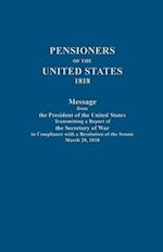 Pensioners of the United States, 1818 