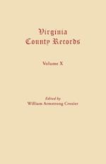 Virginia County Records. Volume X