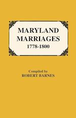 Maryland Marriages 1778-1800