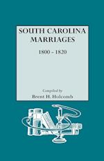 South Carolina Marriages, 1800-1820