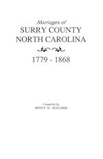 Marriages of Surry County, North Carolina 1779-1868