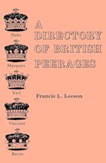 Directory of British Peerages