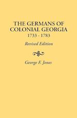 Germans of Colonial Georgia, 1733-1783