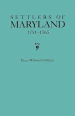 Settlers of Maryland, 1751-1765
