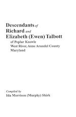 Descendants of Richard and Elizabeth (Ewen) Talbott