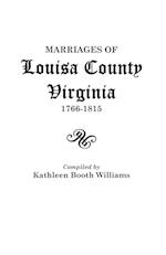 Marriages of Louisa County, Virginia, 1766-1815