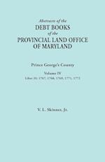 Abstracts of the Debt Books of the Provincial Land Office of Maryland