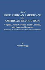 List of Free African Americans in the American Revolution