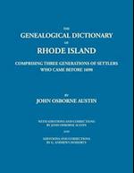 The Genealogical Dictionary of Rhode Island