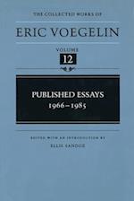 Published Essays, 1966-1985 (Cw12), 12